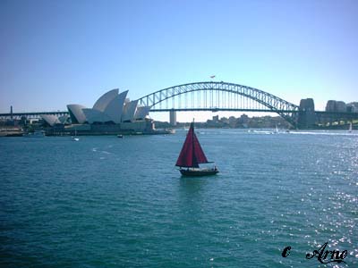 Sydney Harbour Bridge with the Opera House